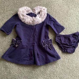 Janie and Jack navy winter dress